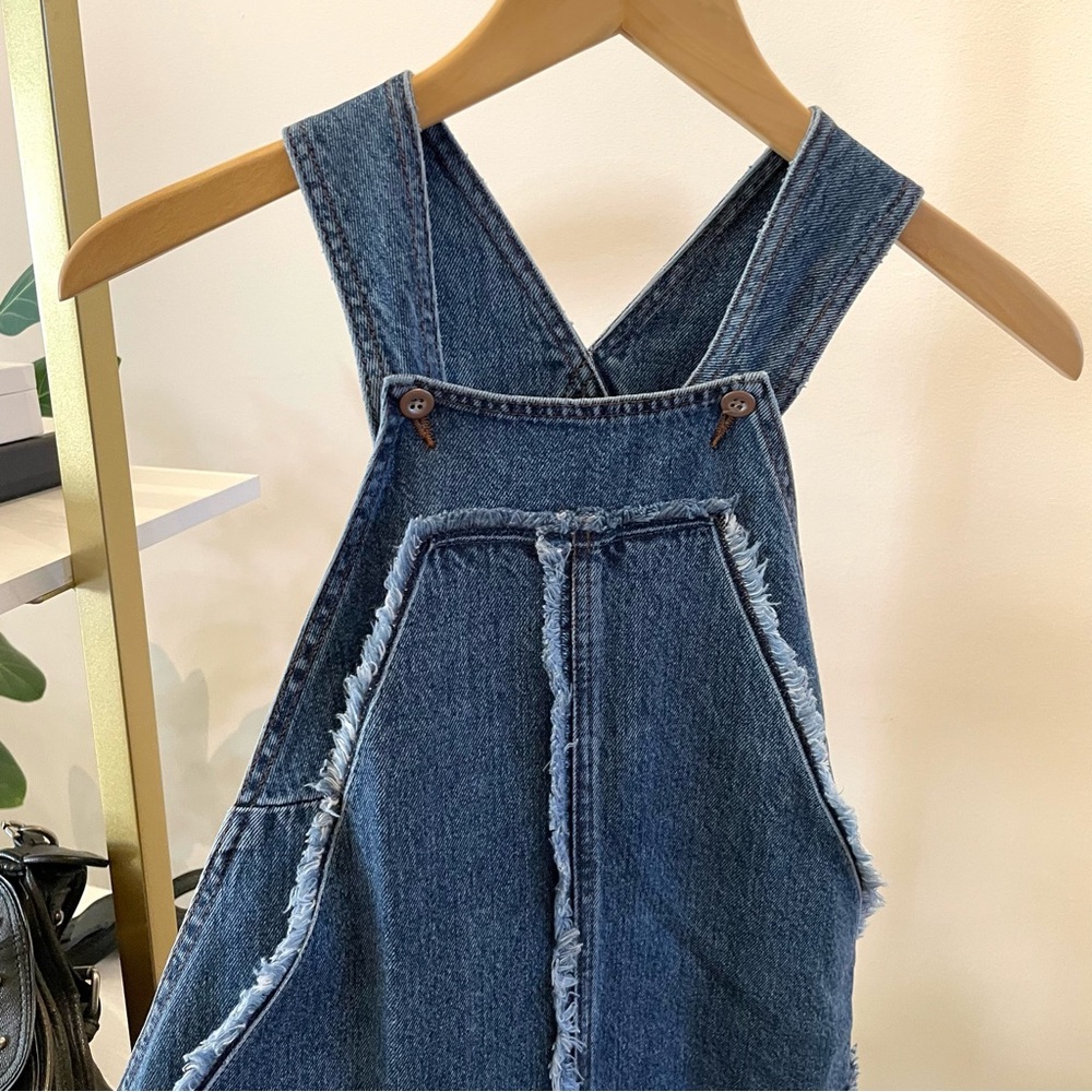 Acne Studios Jethe Denim Overall Dress - Picture 2 of 8